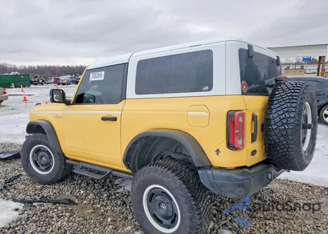 2023 Ford Bronco Heritage Limited z USA, uszkodzony, nr VIN 1FMDE4EP2PLA59961